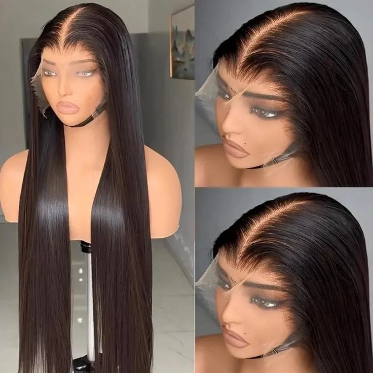 Wear Go Glueless Wig 30 32 Inch Bone Straight 13x6 HD Lace Frontal Wig Ready To Go Human Hair 5x7 HD Glueless Wigs Pre plucked