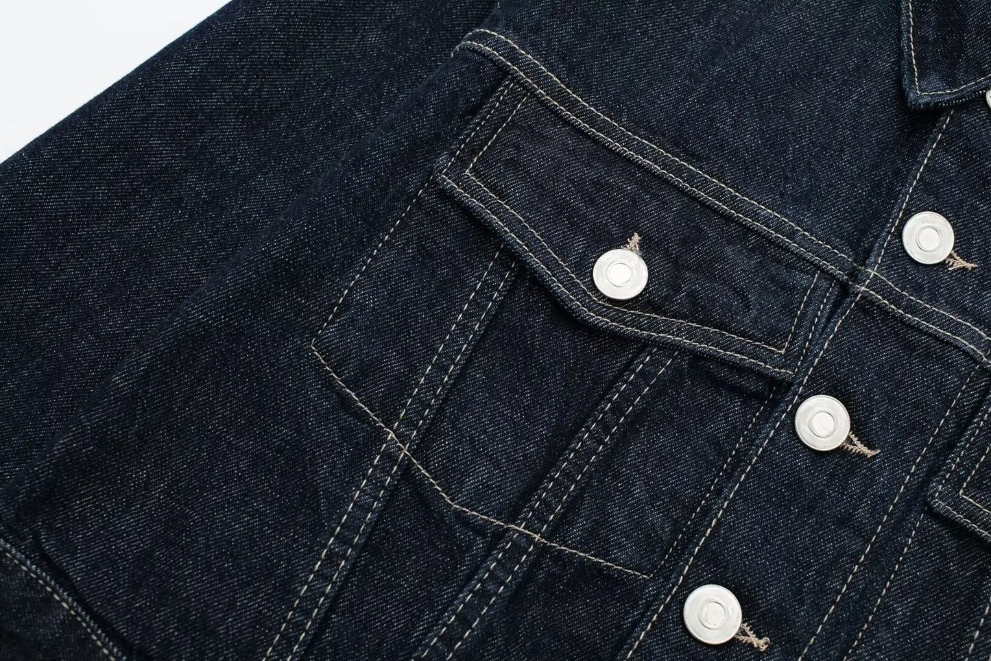 TRAFZA Women Vintage Denim Jacket Pant Sets Single Breasted Lapel Long Sleeve Coat Wide Leg Trousers Jeans High Street Outfits