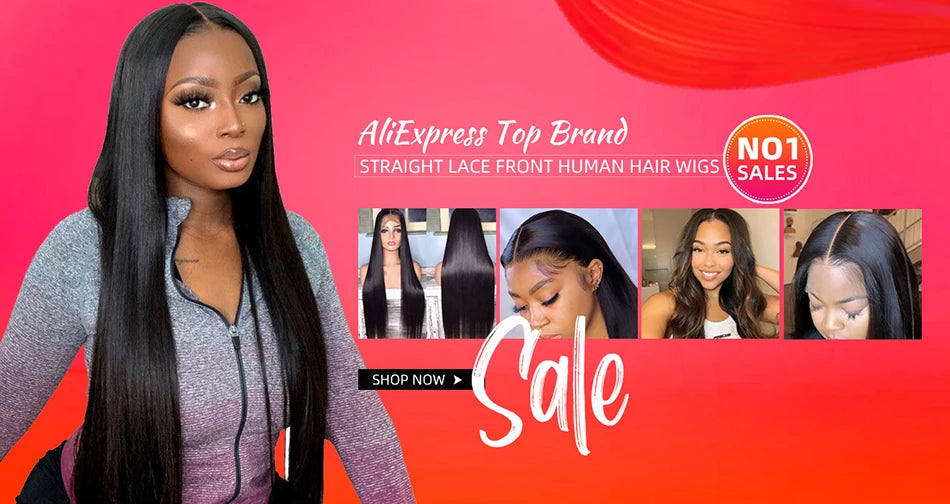 Raw Indian 13x6 HD Transparent Ginger Blonde Colored Lace Front Human Hair Wigs For Women Bone Straight Orange Human Hair Wig