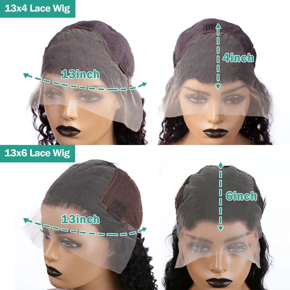 36 Inch Glueless Wigs Human Hair Straight 4x4 Lace Front Human Hair Wig 100% Natural Pre Plucked Cheap Vietnamese Wigs For Women
