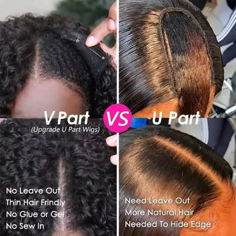 250 Density V Part Wig Human Hair Body Wave Upgrade V Part Wig No Leave Out Glueless V Part Wig Human Hair Wig Remy Hair Daily