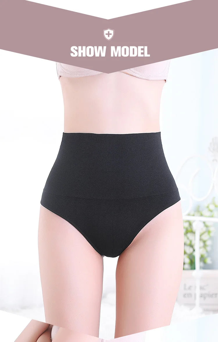 High Waist Butt Lifter Women Sexy Thong Shaper Tummy Control Panties Shaping Underwear Waist Trainer Pulling Briefs Shapewear