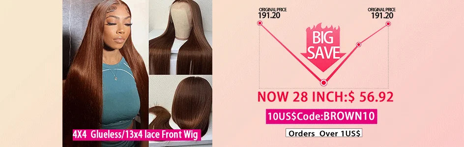 Wigs Human Hair Lace Frontal Wig Brazilian Straight Human Hair Wig 13X4 Lace Front Wig 4X4 Lace Closure Wig Human Hair Wig